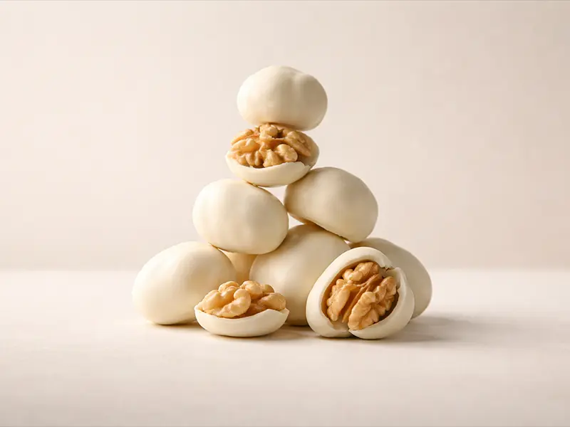 Noix du Berry au chocolat blanc Bio