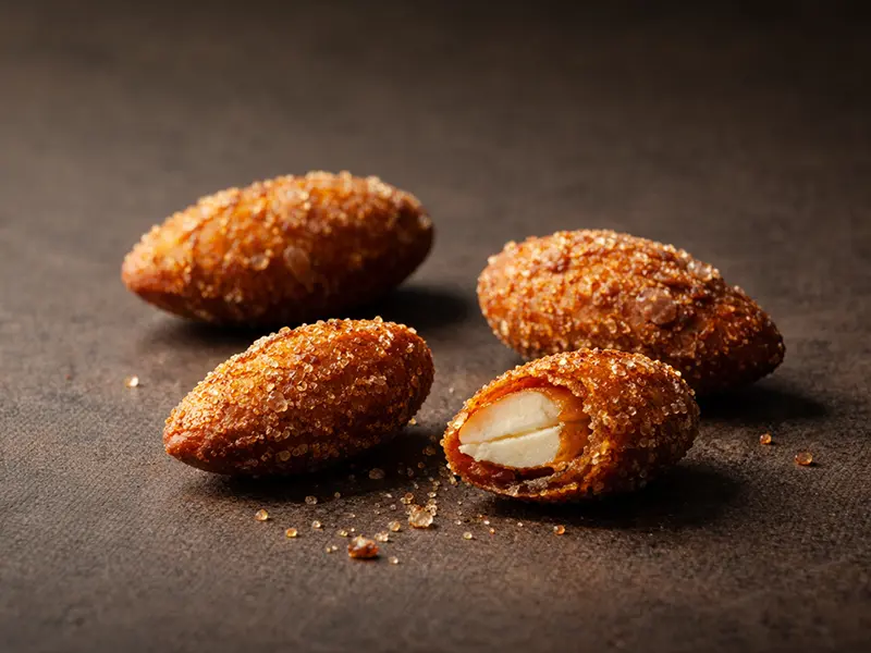 Pralines amandes caramélisées Bio