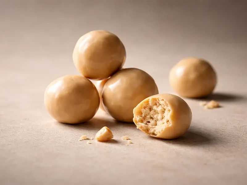 Soufflés chocolat blond caramélisé Bio