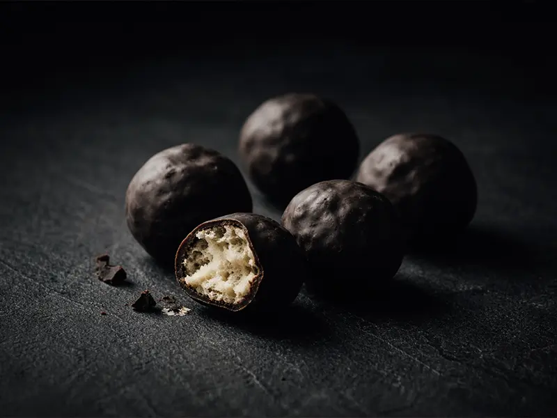 Soufflés chocolat noir Bio