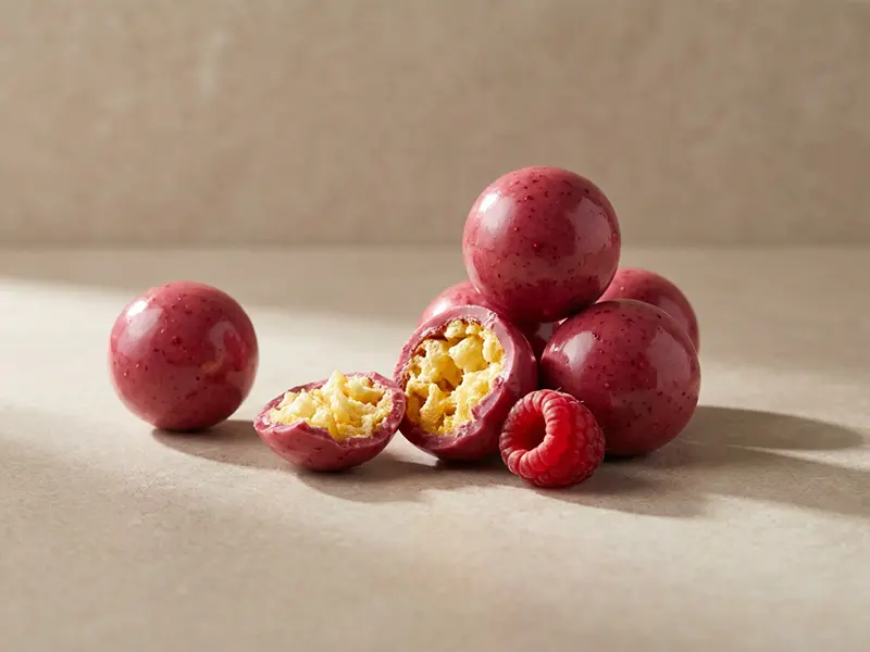 Soufflés framboise Bio